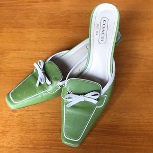 Coach Marielle Kitten Heel Mules